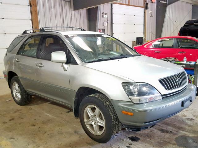 JT6HF10U3X0090370 - 1999 LEXUS RX 300 SILVER photo 1