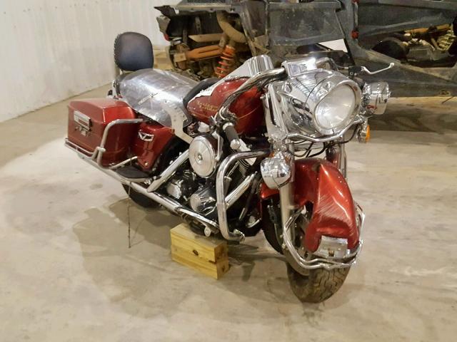 1HD1FDL13TY617508 - 1996 HARLEY-DAVIDSON FLHR MAROON photo 1