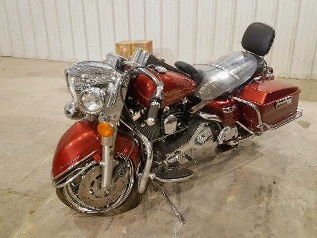 1HD1FDL13TY617508 - 1996 HARLEY-DAVIDSON FLHR MAROON photo 2