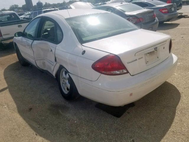 1FAFP55U84A212956 - 2004 FORD TAURUS SES WHITE photo 3