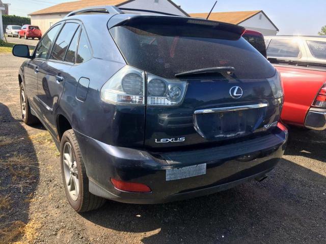 JTJHW31U572032281 - 2007 LEXUS RX 400H BLUE photo 3