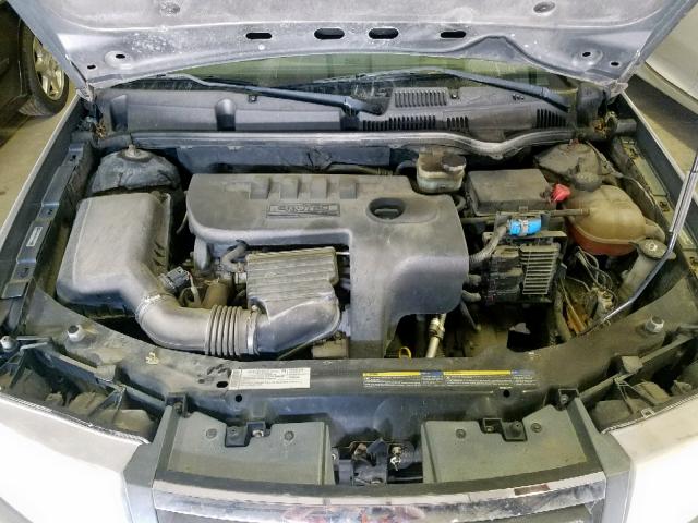 1G8AL55FX7Z111810 - 2007 SATURN ION LEVEL GRAY photo 7