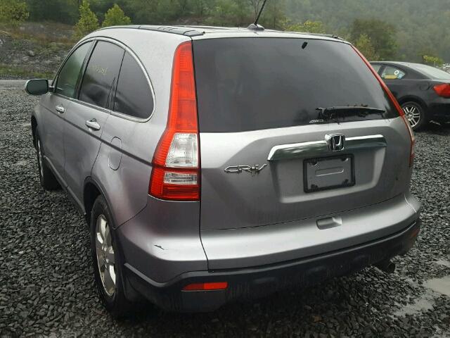 JHLRE48797C018638 - 2007 HONDA CR-V EXL SILVER photo 3