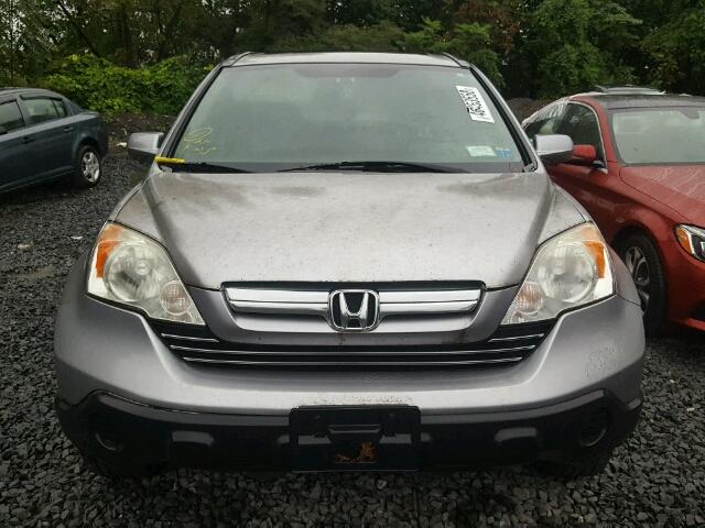 JHLRE48797C018638 - 2007 HONDA CR-V EXL SILVER photo 9