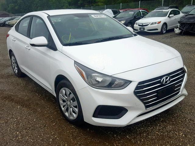 3KPC24A36KE073178 - 2019 HYUNDAI ACCENT SE WHITE photo 1