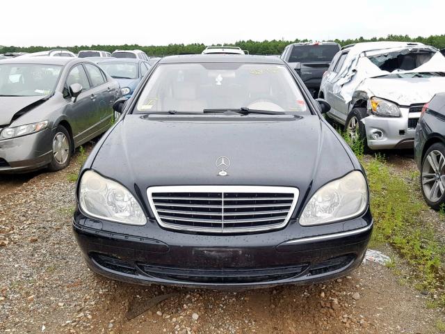 WDBNG84J53A360199 - 2003 MERCEDES-BENZ S 500 4MAT BLACK photo 9