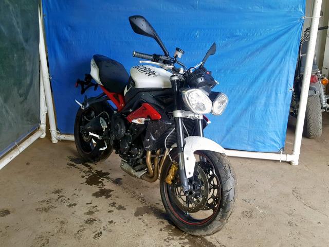 SMTL03NEXGT731399 - 2016 TRIUMPH MOTORCYCLE STREET TRI WHITE photo 1