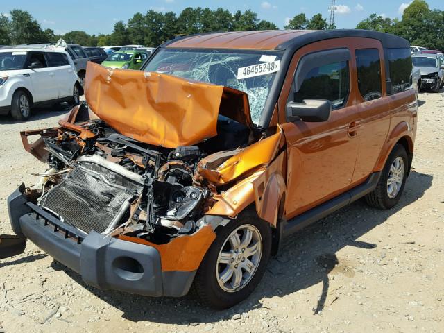 5J6YH18726L007729 - 2006 HONDA ELEMENT EX ORANGE photo 2