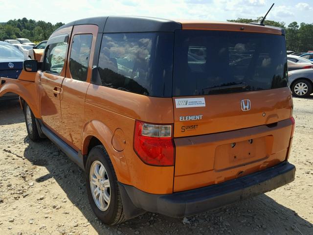 5J6YH18726L007729 - 2006 HONDA ELEMENT EX ORANGE photo 3