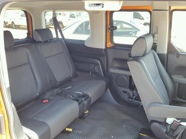 5J6YH18726L007729 - 2006 HONDA ELEMENT EX ORANGE photo 6