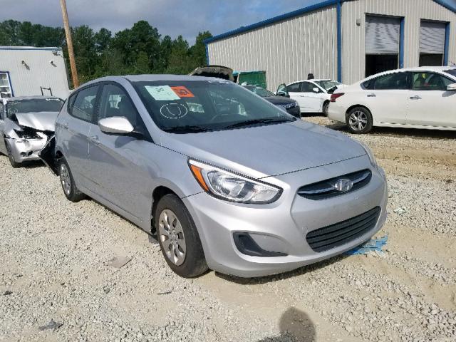 KMHCT5AEXFU208783 - 2015 HYUNDAI ACCENT GS SILVER photo 1