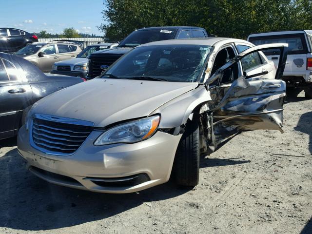 1C3CCBBG1DN659843 - 2013 CHRYSLER 200 TOURIN BEIGE photo 2