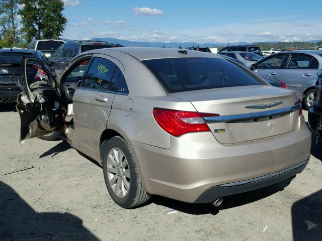 1C3CCBBG1DN659843 - 2013 CHRYSLER 200 TOURIN BEIGE photo 3