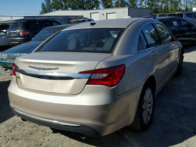 1C3CCBBG1DN659843 - 2013 CHRYSLER 200 TOURIN BEIGE photo 4