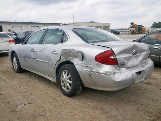 2G4WD532651265845 - 2005 BUICK LACROSSE C SILVER photo 3