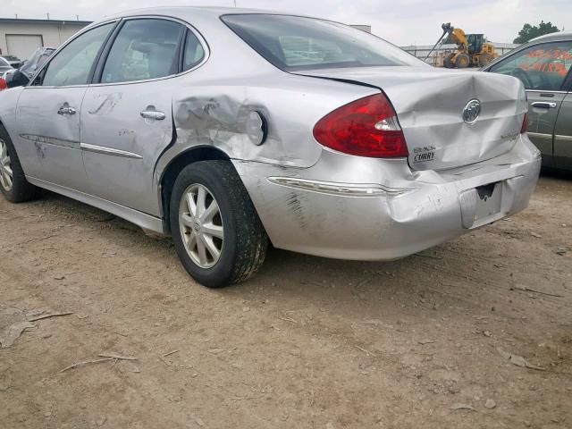 2G4WD532651265845 - 2005 BUICK LACROSSE C SILVER photo 9