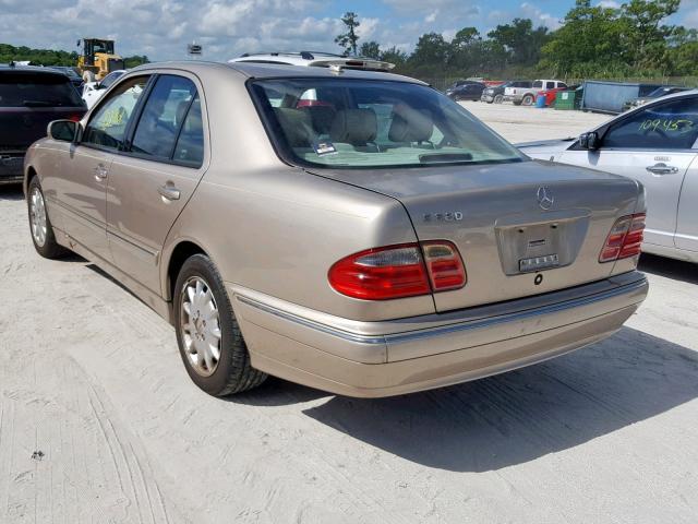 WDBJF65J31B228201 - 2001 MERCEDES-BENZ E 320 GOLD photo 3