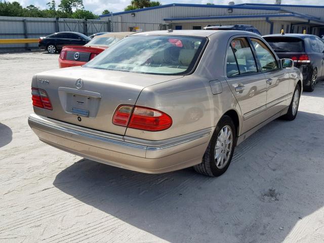 WDBJF65J31B228201 - 2001 MERCEDES-BENZ E 320 GOLD photo 4