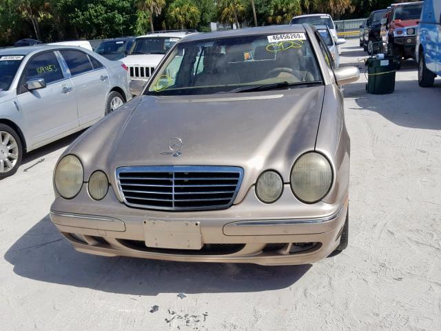 WDBJF65J31B228201 - 2001 MERCEDES-BENZ E 320 GOLD photo 9