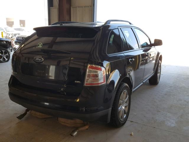 2FMDK38C77BB14786 - 2007 FORD EDGE SEL BLACK photo 4