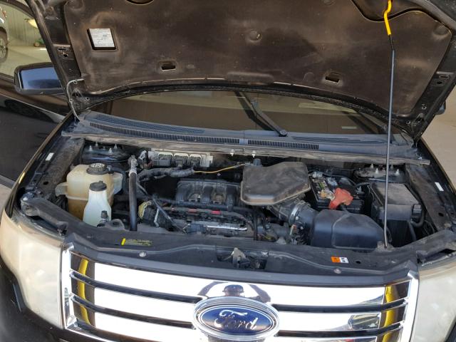 2FMDK38C77BB14786 - 2007 FORD EDGE SEL BLACK photo 7