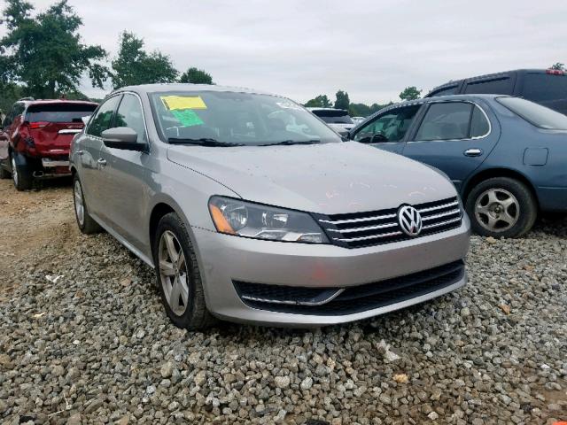 1VWBH7A34DC132442 - 2013 VOLKSWAGEN PASSAT SE SILVER photo 1