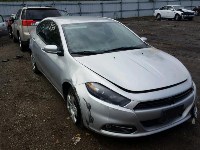 1C3CDFBA4DD343634 - 2013 DODGE DART SXT SILVER photo 1