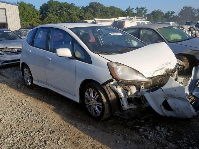 JHMGE88439C003894 - 2009 HONDA FIT SPORT WHITE photo 1