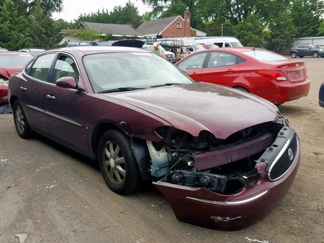 2G4WC582571155643 - 2007 BUICK LACROSSE C BURGUNDY photo 1