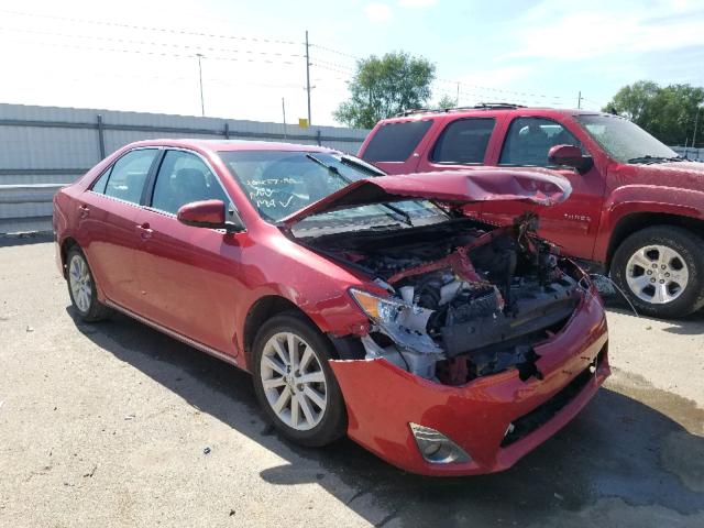 4T4BF1FK4CR208080 - 2012 TOYOTA CAMRY BASE RED photo 1