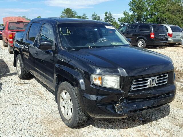 2HJYK165X7H540768 - 2007 HONDA RIDGELINE BLACK photo 1