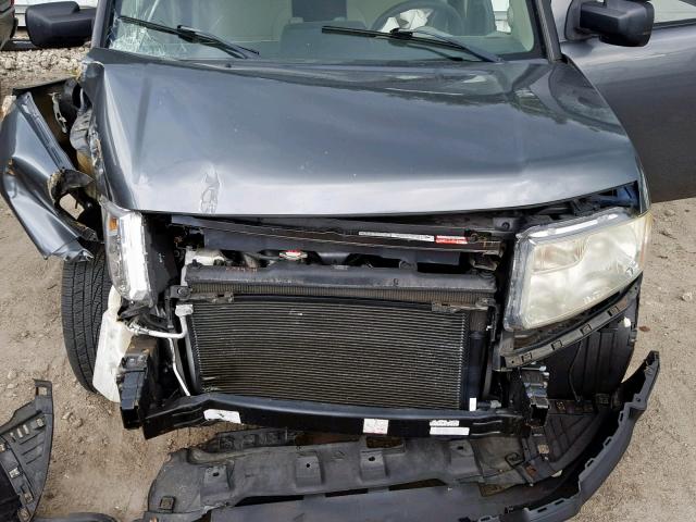 5J6YH1H72BL001066 - 2011 HONDA ELEMENT EX GRAY photo 7