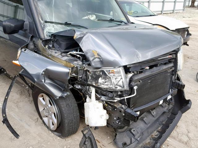 5J6YH1H72BL001066 - 2011 HONDA ELEMENT EX GRAY photo 9