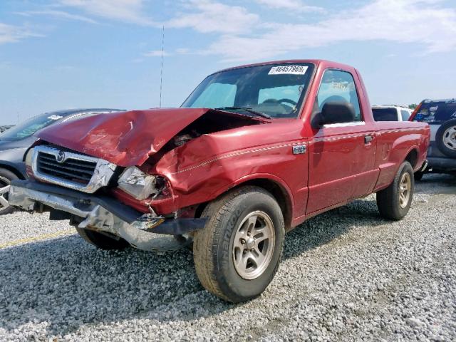 4F4YR12V6YTM30074 - 2000 MAZDA B3000 MAROON photo 2