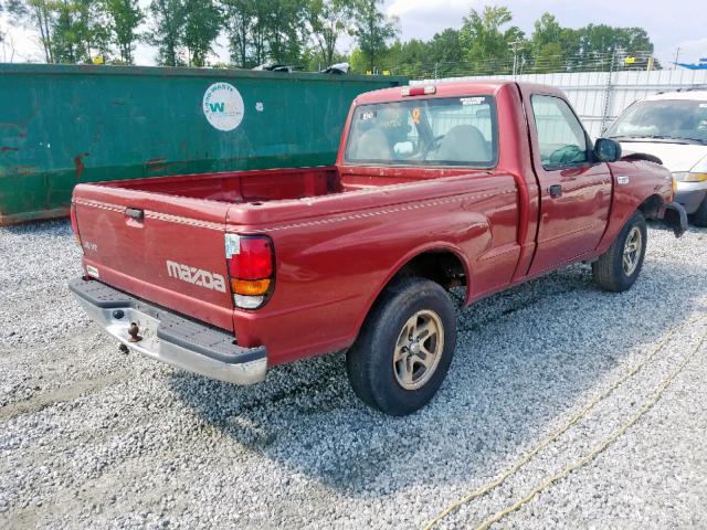 4F4YR12V6YTM30074 - 2000 MAZDA B3000 MAROON photo 4