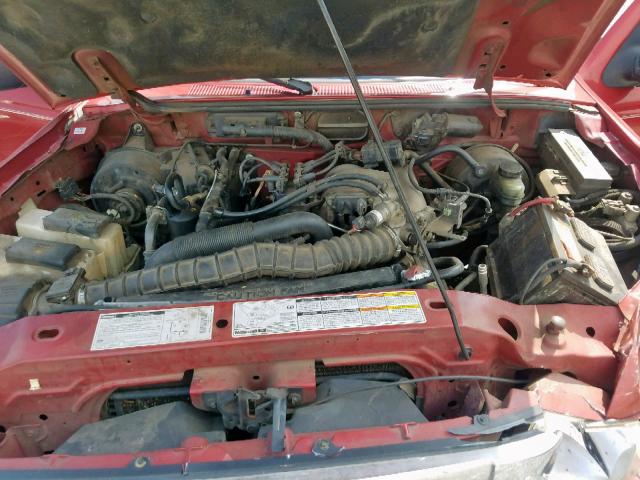 4F4YR12V6YTM30074 - 2000 MAZDA B3000 MAROON photo 7