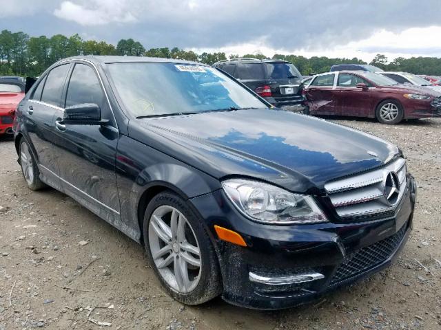 WDDGF4HBXCA723112 - 2012 MERCEDES-BENZ C 250 BLACK photo 1