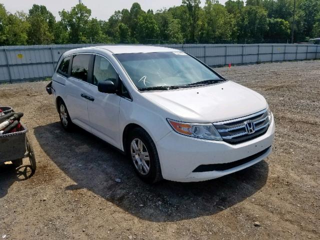 5FNRL5H29BB021256 - 2011 HONDA ODYSSEY LX WHITE photo 1