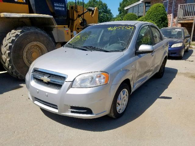 KL1TD56678B061637 - 2008 CHEVROLET AVEO BASE Күміс фото 2