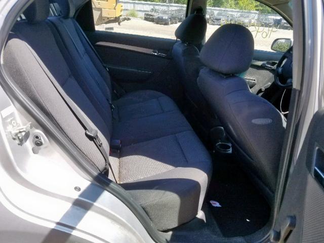KL1TD56678B061637 - 2008 CHEVROLET AVEO BASE Күміс фото 6