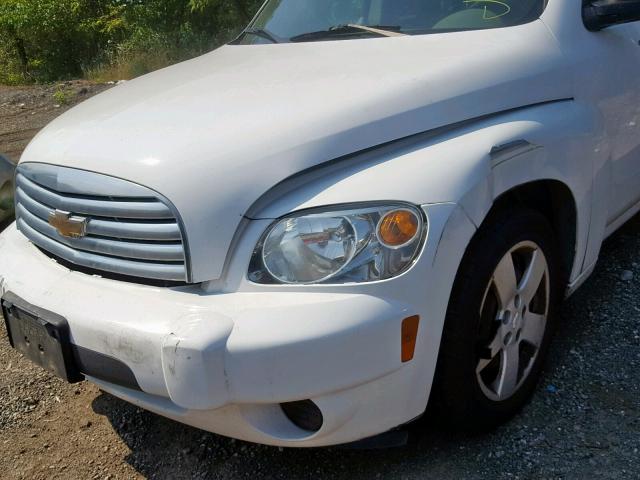 3GNBAAFW8BS526015 - 2011 CHEVROLET HHR LS 白色 照片 9