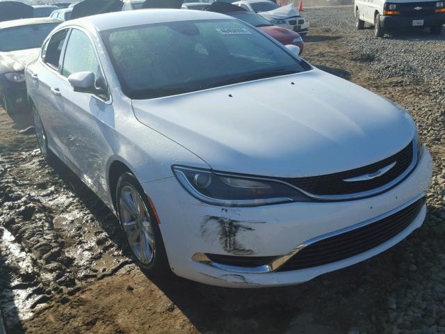 1C3CCCAB4GN101064 - 2016 CHRYSLER 200 LIMITE WHITE photo 1