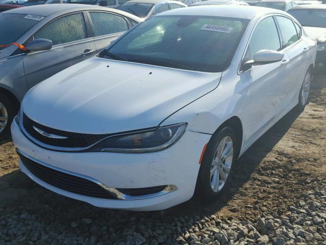 1C3CCCAB4GN101064 - 2016 CHRYSLER 200 LIMITE WHITE photo 2