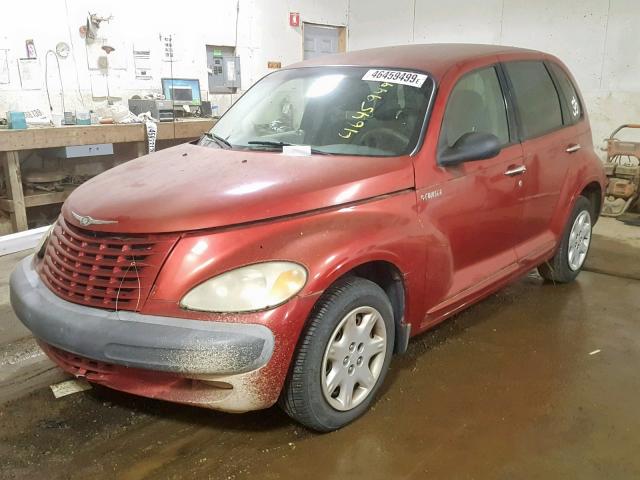 3C4FY4BB71T251322 - 2001 CHRYSLER PT CRUISER BURGUNDY photo 2