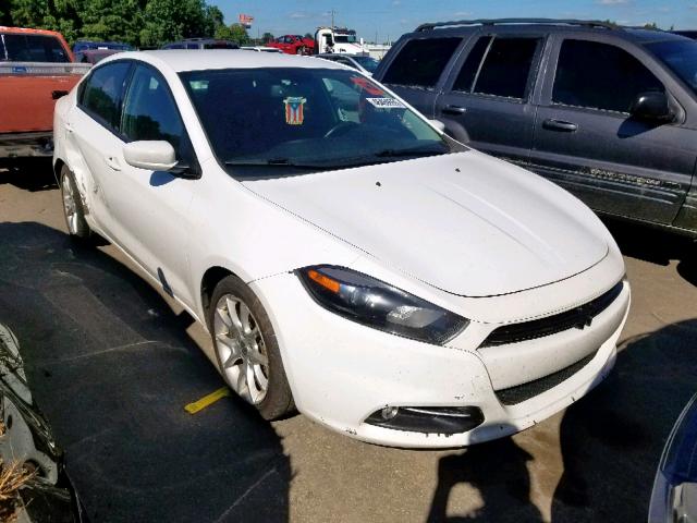 1C3CDFBA9DD310287 - 2013 DODGE DART SXT WHITE photo 1