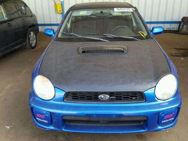 JF1GD29673G503564 - 2003 SUBARU IMPREZA WR BLUE photo 9