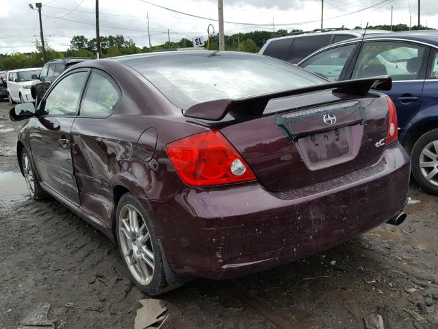 JTKDE167850028075 - 2005 TOYOTA SCION TC 紫色 照片 3