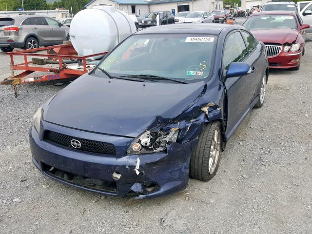 JTKDE3B75A0313005 - 2010 TOYOTA SCION TC ლურჯი ფოტო 2