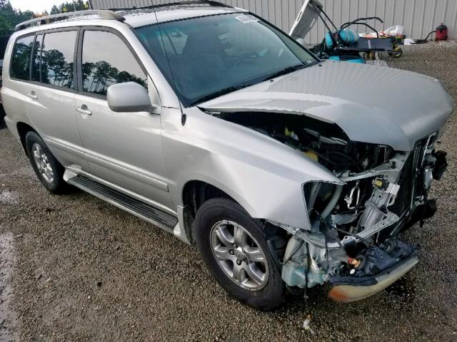 JTEEP21A040055280 - 2004 TOYOTA HIGHLANDER SILVER photo 1