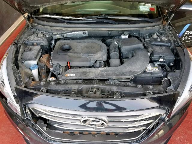 5NPE34AF6FH034527 - 2015 HYUNDAI SONATA SPO BLACK photo 7